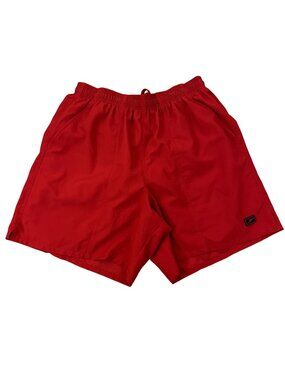 Speedo Men's Red Swimming Trunks Baggies Shorts sz Large